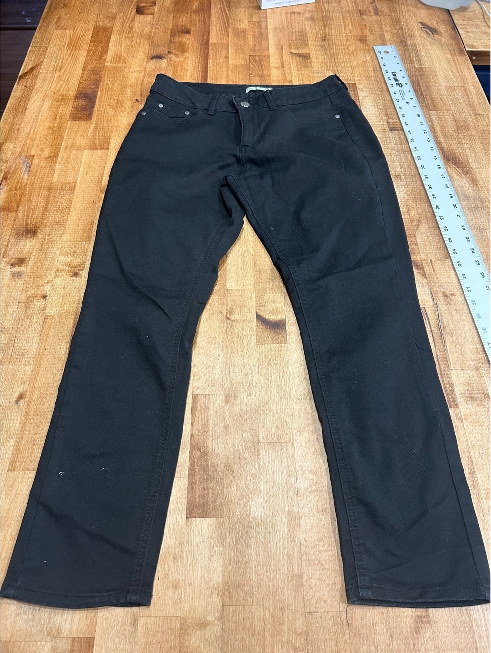 Lee Riders Mid Rise Skinny Black Pants Size 12P